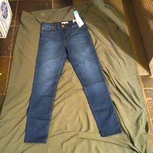 Elle ankle skinny high rise stretch jeans